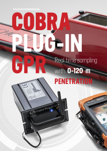 Cobra PLUG-IN GPR Yer Altı Görüntüleme