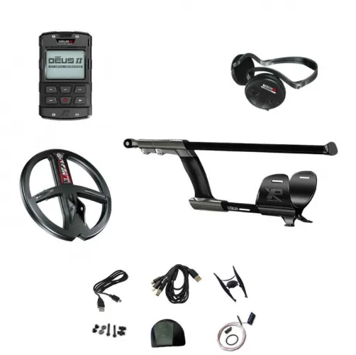 Deus 2 Dedektör - 34x28cm FMF Başlık, Ana Kontrol Ünitesi, WSA2 Kulaklık