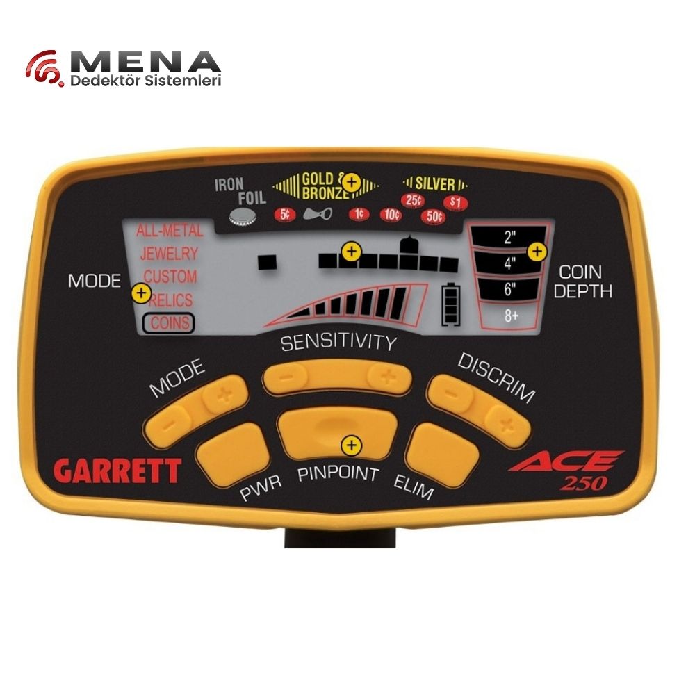 Garrett Ace 250 Define Dedektörü