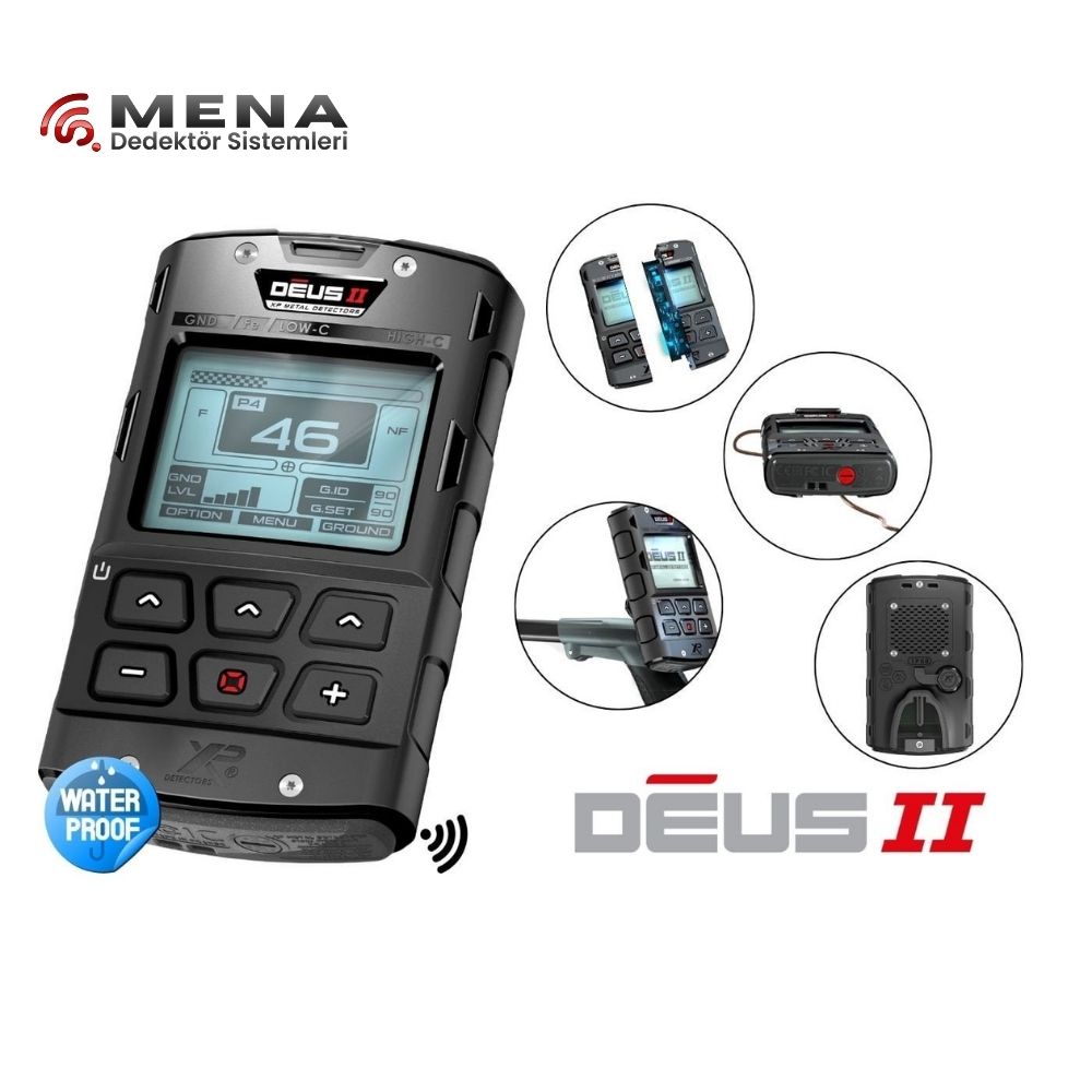 XP Deus 2 Dedektör (WS6 Kulaklık, 34X28CM FMF Başlıklı)