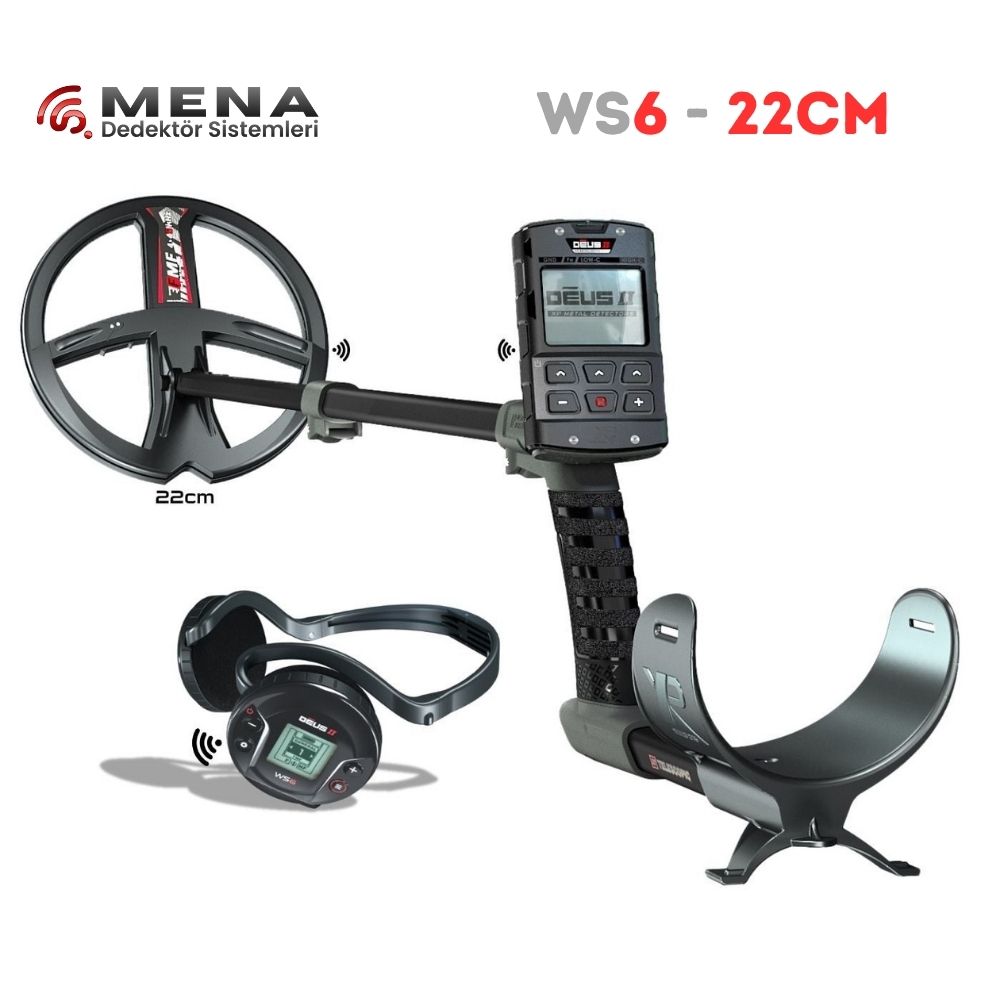 Deus 2 Dedektör - 22,5cm FMF Başlık, WS6 Master
