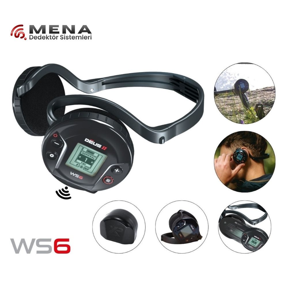 XP WS6 Master Dedektör (WS6 Kablosuz Kulaklık ve 34x28CM FMF Başlıklı)